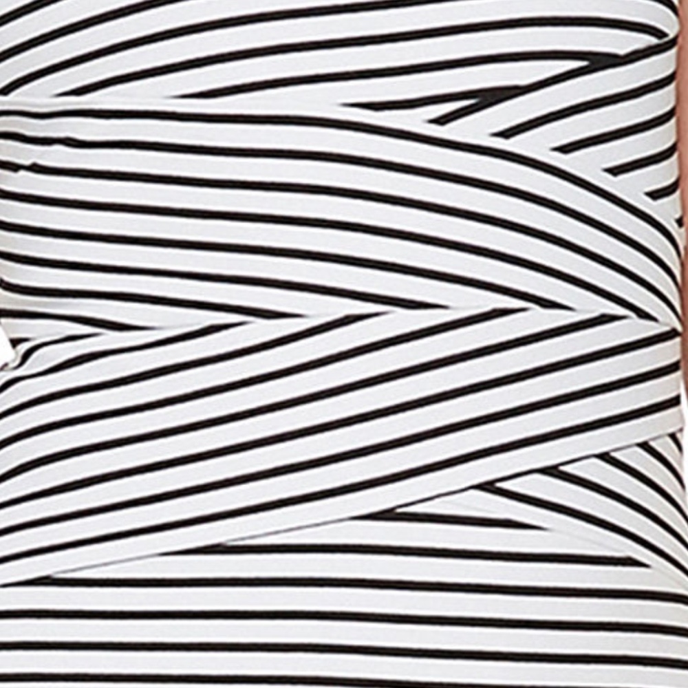 Bold Elements Sleeveless Striped Midi Bodycon - Picture 2 of 3